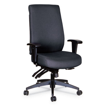 Alera® Alera Wrigley Series High Performance High-back Multifunction Task Chair, Supports 275 Lb, 18.7" To 22.24" Seat Height, Black freeshipping - TVN Wholesale
